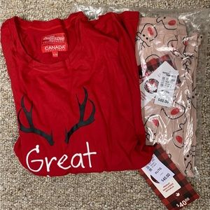 Canada Weather Gear “Great Indoors” Long Sleeve Pajama Set